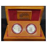 2007-W AMERICAN EAGLE 10TH ANN. PLATINUM COIN SET-