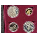 1996 ATLANTA CENTENNIAL OLYMPIC GAMES 4 COIN SET -