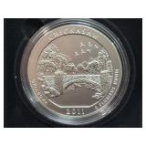 2011 CHICKASAW NAT. REC. AREA, OK 5 OZ SILVER -