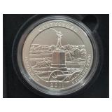 2011 GETTYSBURG NAT. MILITARY PARK, PA 5 OZ SILVER