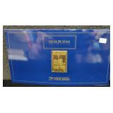 USPS 24K GOLD PLATED .999 FINE SILVER INGOT -