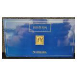 USPS 24K GOLD PLATED .999 FINE SILVER INGOT -