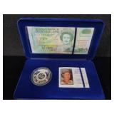 1996 NEW ZEALAND 'THE QUEENS 70TH BIRTHDAY' COIN