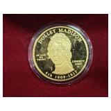 2007-W 'DOLLEY MADISON' FIRST SPOUSE PROOF GOLD -