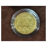 2008-W AMERICAN BUFFALO 1/2 OZ GOLD UNC COIN -