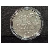 2017 LIONS CLUB CENTENNIAL UNC SILVER DOLLAR -