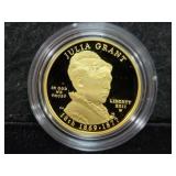 2011 'JULIA GRANT' FIRST SPOUSE 1/2 OZ GOLD PROOF
