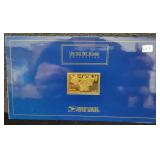 USPS 24K GOLD PLATED .999 FINE SILVER INGOT -