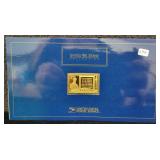 USPS 24K GOLD PLATED .999 FINE SILVER INGOT -