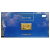 USPS 24K GOLD PLATED .999 FINE SILVER INGOT -