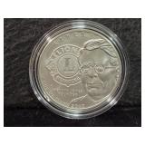 2017 LIONS CLUB CENTENNIAL UNC SILVER DOLLAR -
