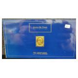 USPS 24K GOLD PLATED .999 FINE SILVER INGOT -