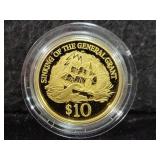 1996 NEW ZEALAND $10 GOLD PROOF COIN -