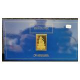 USPS 24K GOLD PLATED .999 FINE SILVER INGOT -