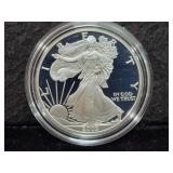 2003-W PROOF SILVER EAGLE - BOX AND COA