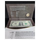 2015 AMERICAN $1 COIN & CURRENCY SET - MOHAWK