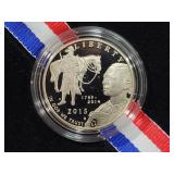 2015 U.S. MARSHALS 225TH PROOF CLAD HALF DOLLAR -