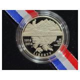 2016 100TH ANN. NAT. PARK SERVICE CLAD PROOF HALF