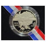 2016 100TH ANN. NAT. PARK SERVICE CLAD PROOF HALF