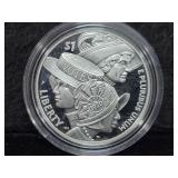 2020-P WOMEN'S SUFFRAGE CENTENNIAL PROOF SILVER $1