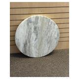 24 inch round granite Lazy Susan