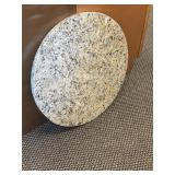 24 inch round granite Lazy Susan
