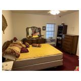 Contents of master bedroom and bath, except for