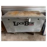 Delta locked box. Locks have been cut located