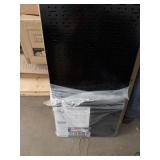 8 pc black metal pegboard located locker 66