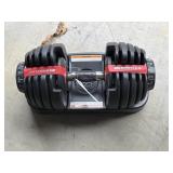 Bowflex adjustable weights, located locker 60