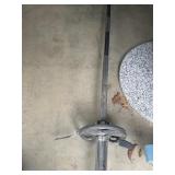 WERDER barbell and weights