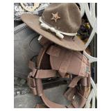 Trooper hat and gun belt locker 71