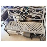 Aluminum bench located locker 71