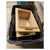 Two baskets and a  tote located locker 66