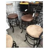 Six barstools 4 matching &2 matching located in