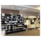 Sq, samples of granite and stands/ 2 displays