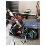 Two totes extension, cord cords, ratchet straps,