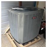 Unused TRANE XR outside unit located storage