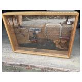 Antique tools and showcase located storage 60