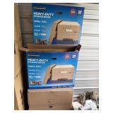 5 cases Heavy duty storage boxes located locker