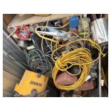4 foot box of tools and assorted items. Must take