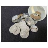 25+ CANADIAN NICKELS FROM THE 1960'S AND EARLIER