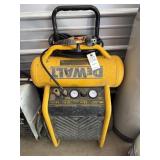 Dewalt air compressor &  air nailer locker 71