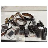 Holsters belts law-enforcement patches