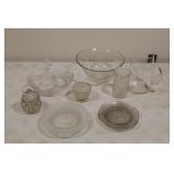 Collection of Clear Glass