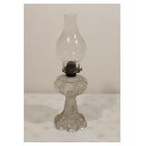 Antique Bellevue Coolidge Drape Kerosene lamp