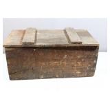 Vintage wood tool box 28x15x13