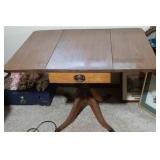Drop Leaf Table with Drawer