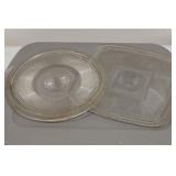Clear Glass Platters