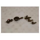 Brass Ducks and other items